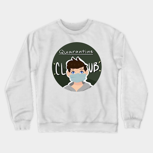 Jacksepticeye's Quarantine Club Crewneck Sweatshirt by graysodacan